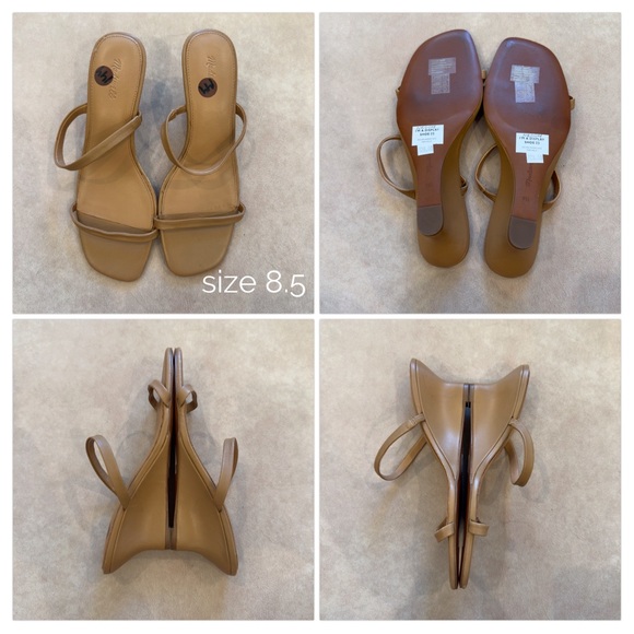 Madewell The Kimmy Wedge Sandal • sizes 7.5, 8, 8.5, 10 • NR003 • Amber Brown - Picture 9 of 13